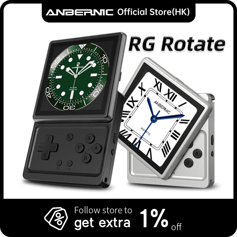 Gaming Console Bluetooth - ANBERNIC RG Rotate Retro Handheld Game