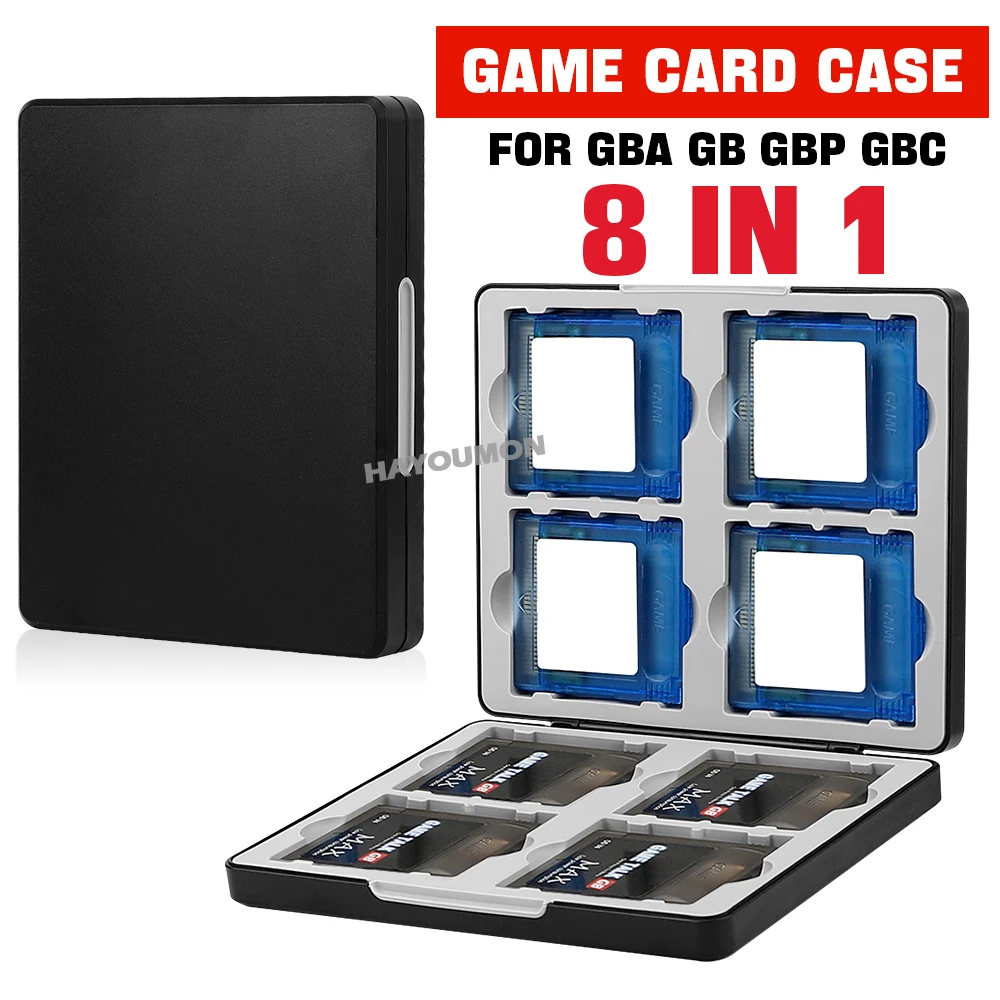 Gaming Console Cabinet - Portable 8 in 1 Game Card