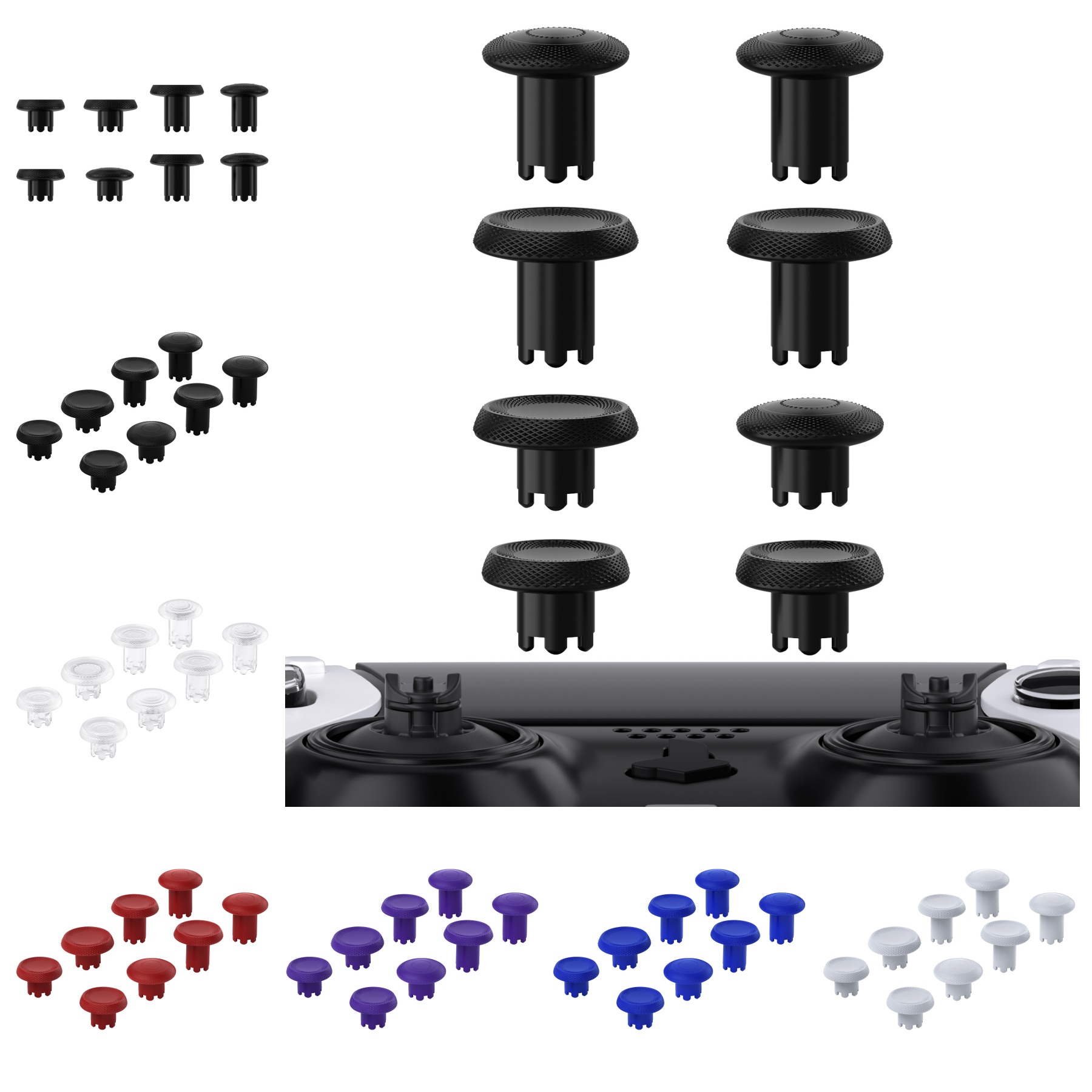 Gaming Console Stand - eXtremeRate ThumbsGear Interchangeable Thumbsticks for ps5