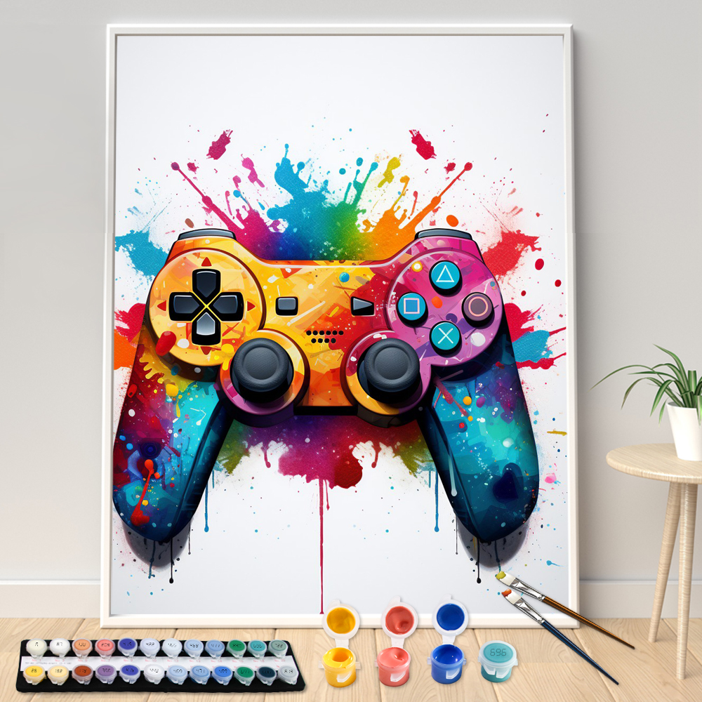 Gaming Console Picture - Painting By Numbers 40x50cm Kits Colorful