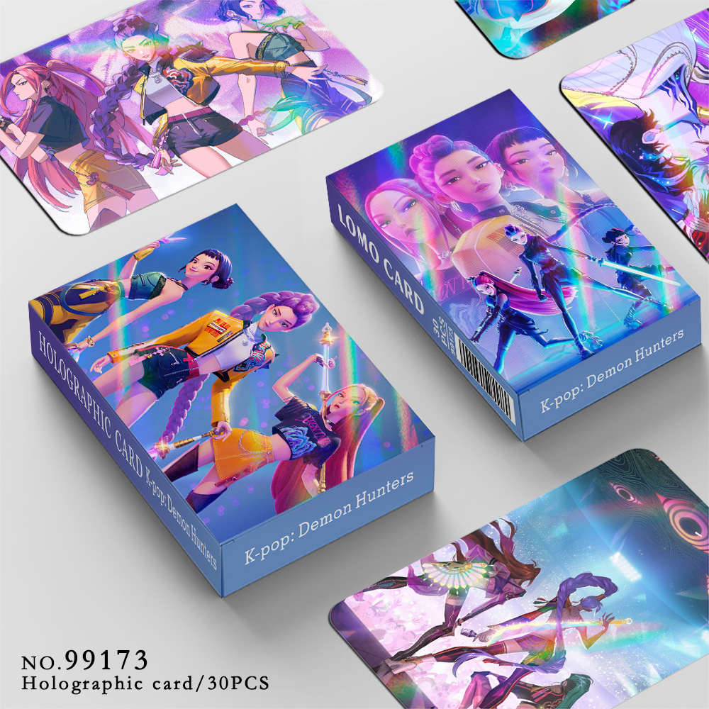 Gaming Console Cabinet - 30Pcs/Box Anime Kpop Party Card Devil
