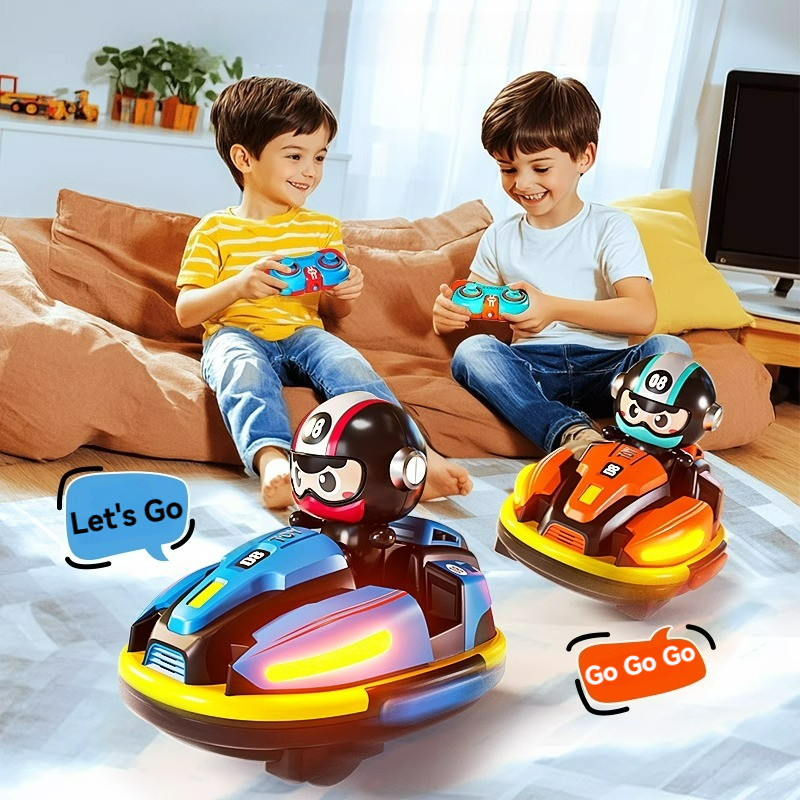 Gaming Console In Car - RC Battle Bumper Car Toy for