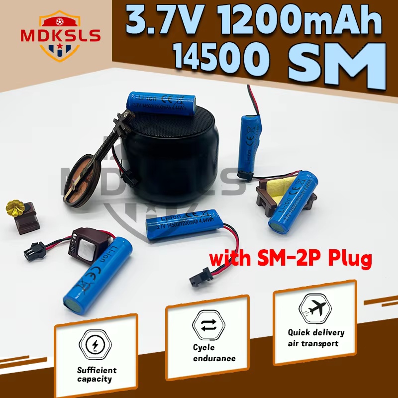 Gaming Console In Car - 3.7V 1200mAh 14500 New Rechargeable Battery