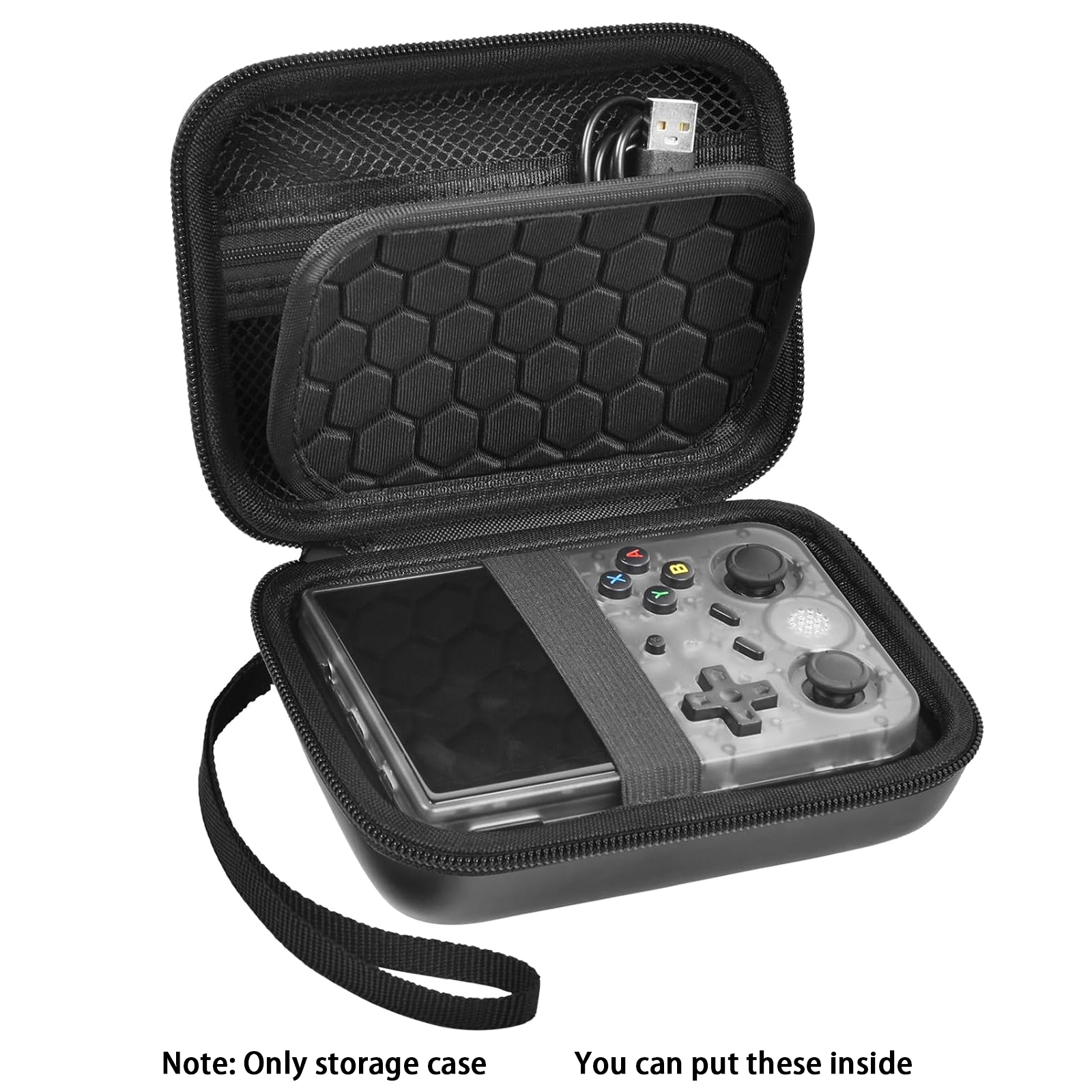 Gaming Console Organizer - Travel Case for R36S/ RG353V/ RG353VS/