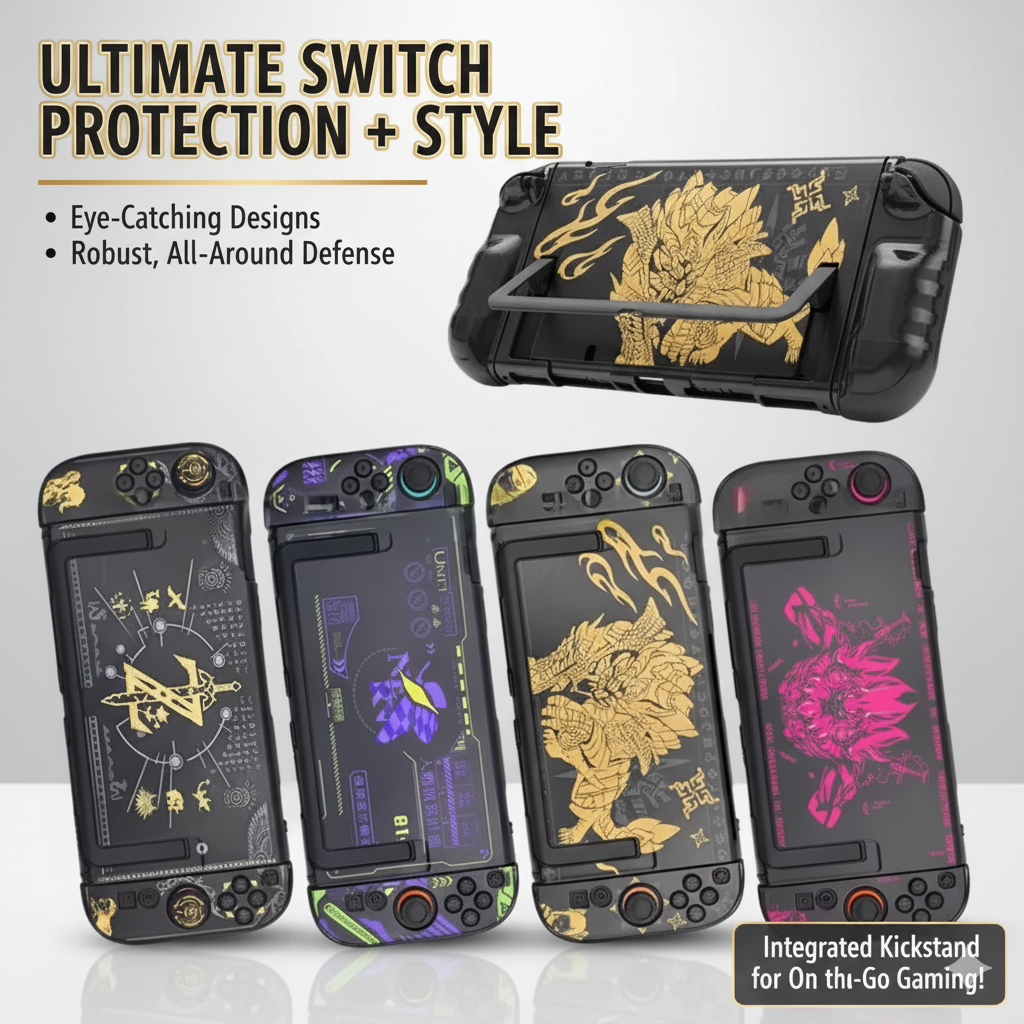 Nintendo Switch Case - New Dockable Case For Nintendo Switch