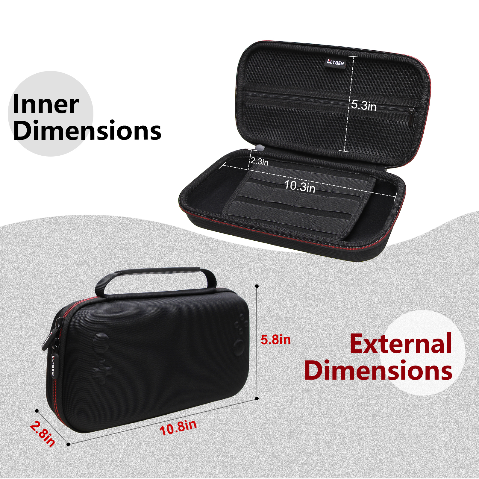 LTGEM Eva Hard Case for Logite - Gaming Console Logitech review and price