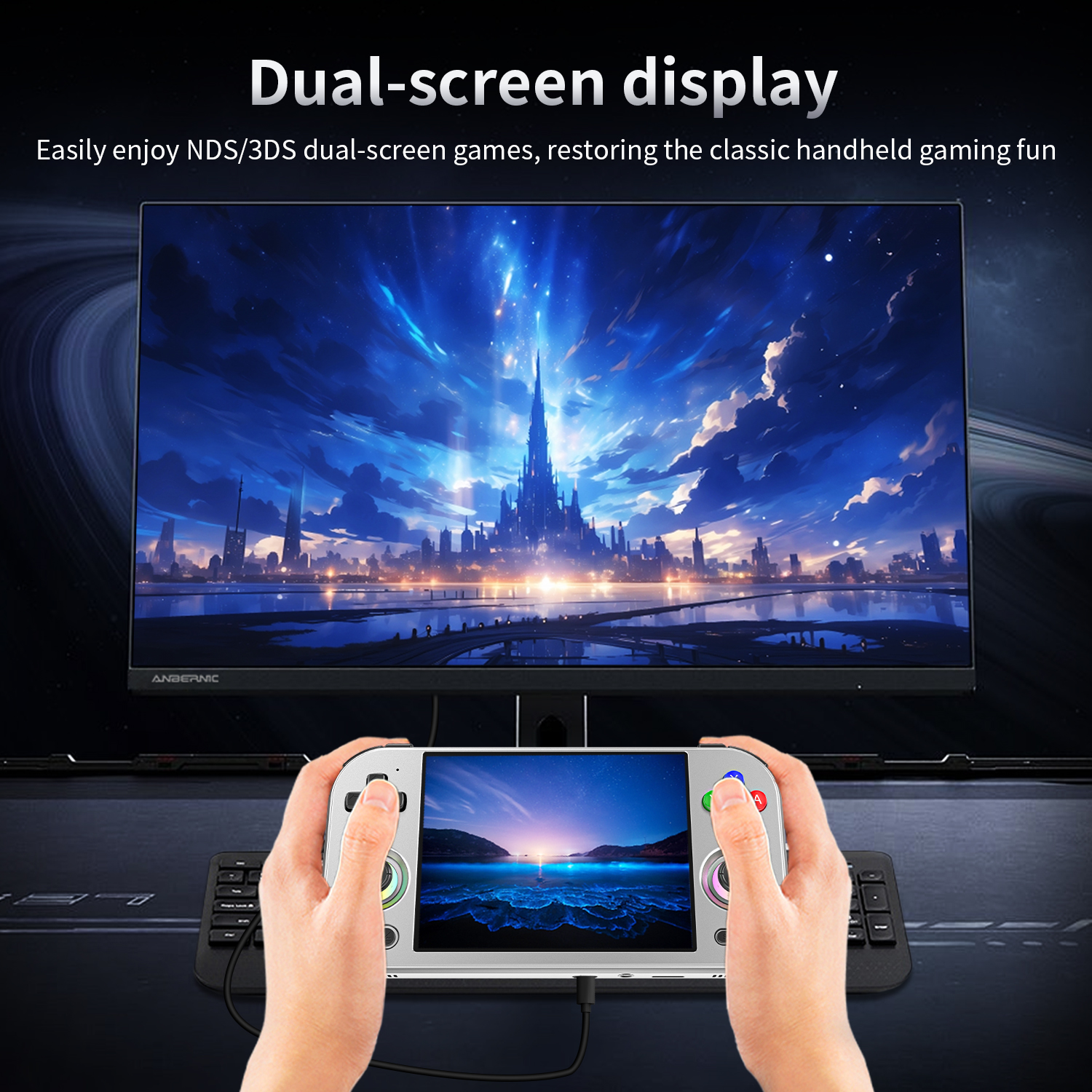 ANBERNIC RG477M RG Slide Retro - Gaming Console Bluetooth review and price