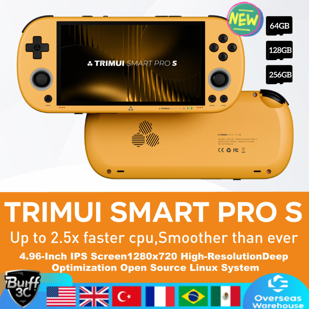 Trimui Smart Pro S Handheld Ga - Gaming Console Bluetooth review and price