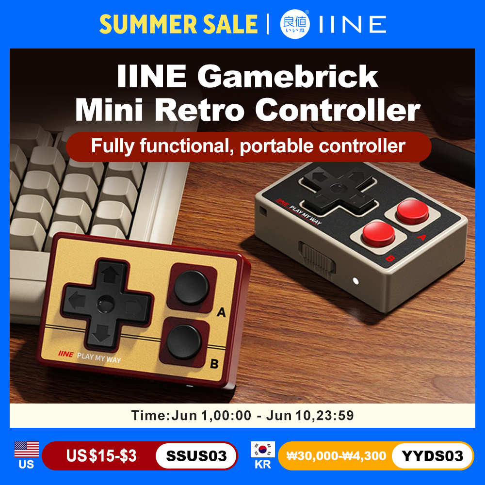 IINE Mini Controller for iOS A - Gaming Console Bluetooth review and price