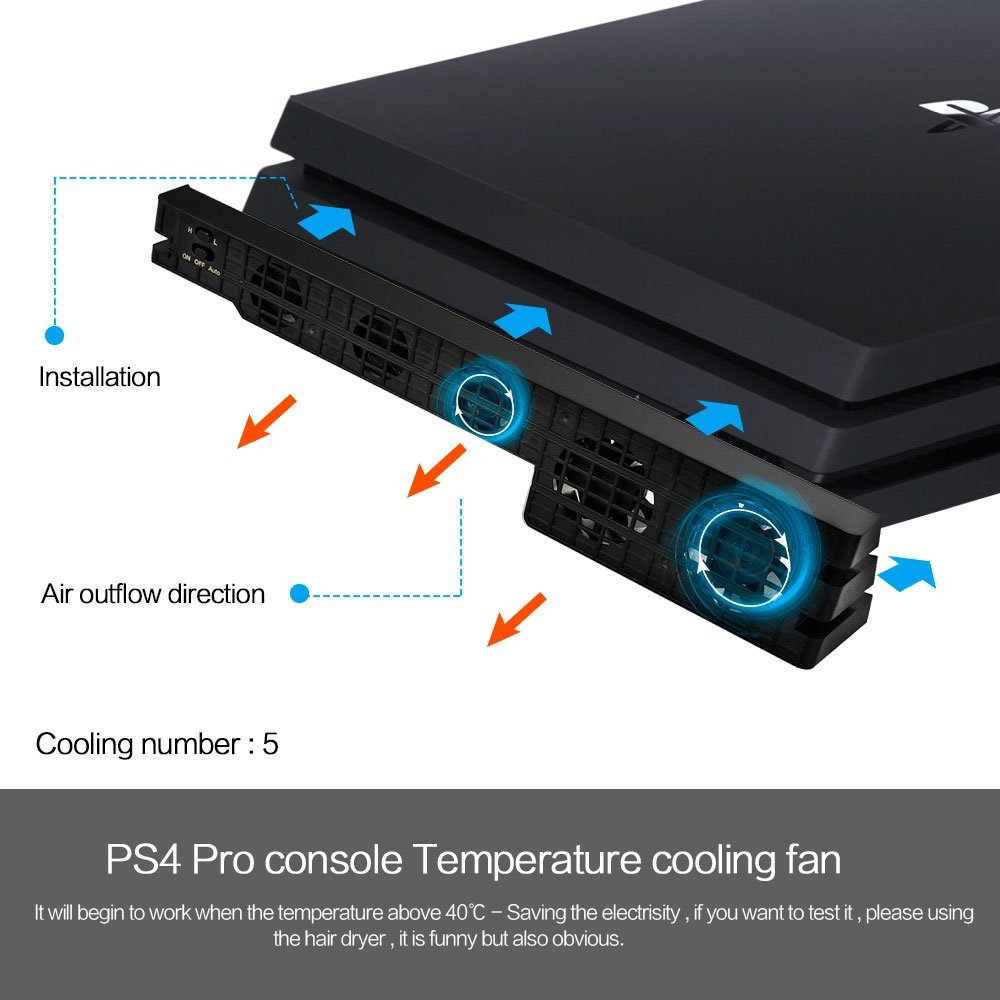 Fan Cooling Cooler For Sony PS - Gaming Console Organizer review and price