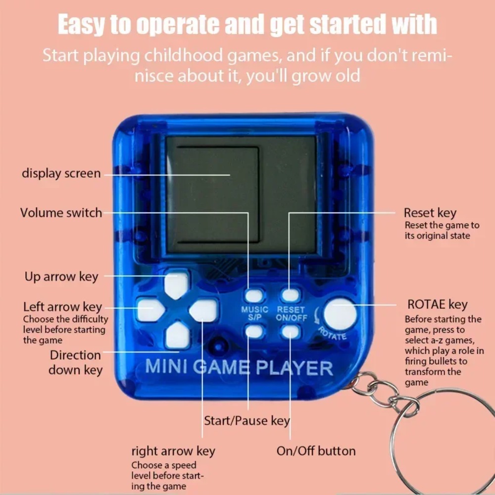 Portable Mini Pocket Classic G - Gaming Console Kids review and price