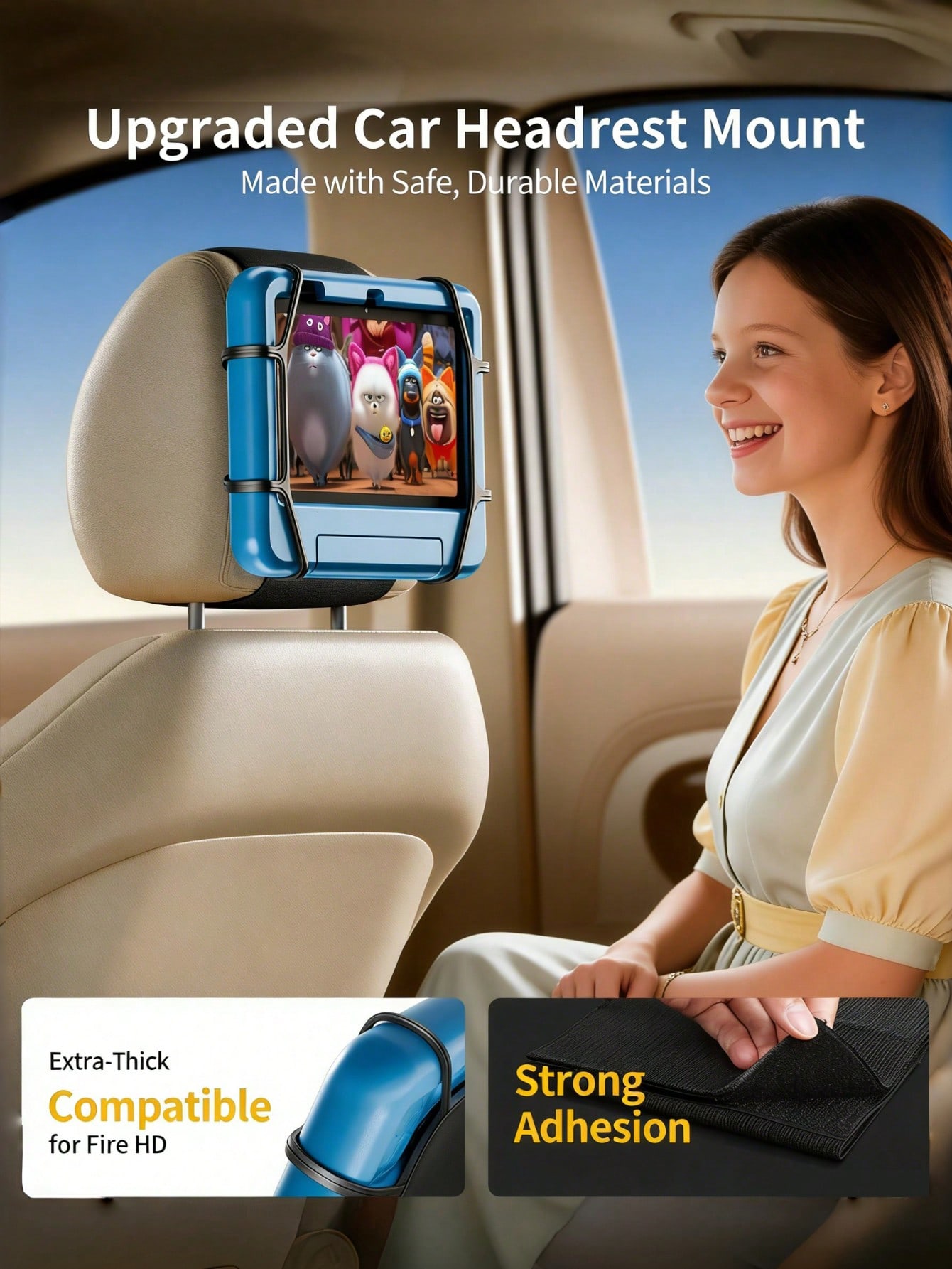 Car Headrest Tablet Holder – 3 - Gaming Console In Car review and price