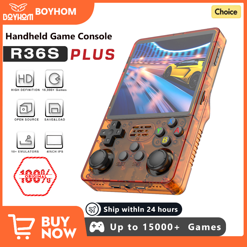 BOYHOM NEW R36PLUS Open Source - Gaming Console Kids review and price