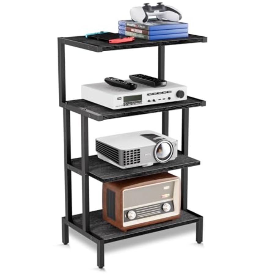 Media Stand Gaming Shelf 4 Tie - Gaming Console Organizer review and price