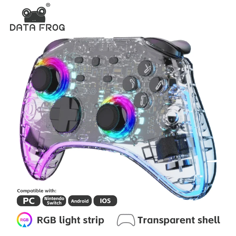 DATA FROG Portable Transparent - Gaming Console Bluetooth review and price