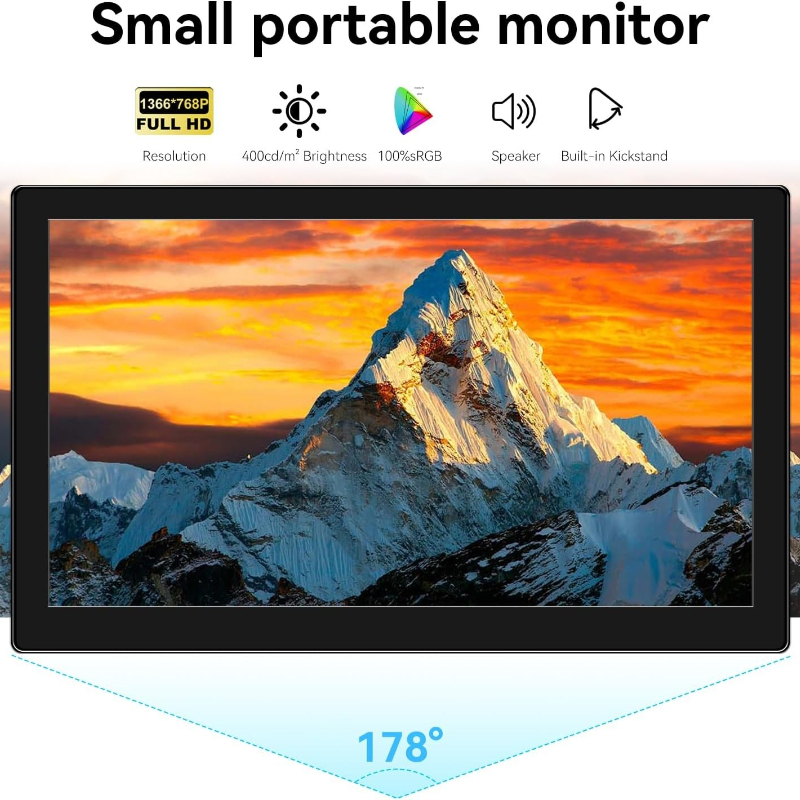 Small Touchscreen Monitor 10.1 - Gaming Console App review and price