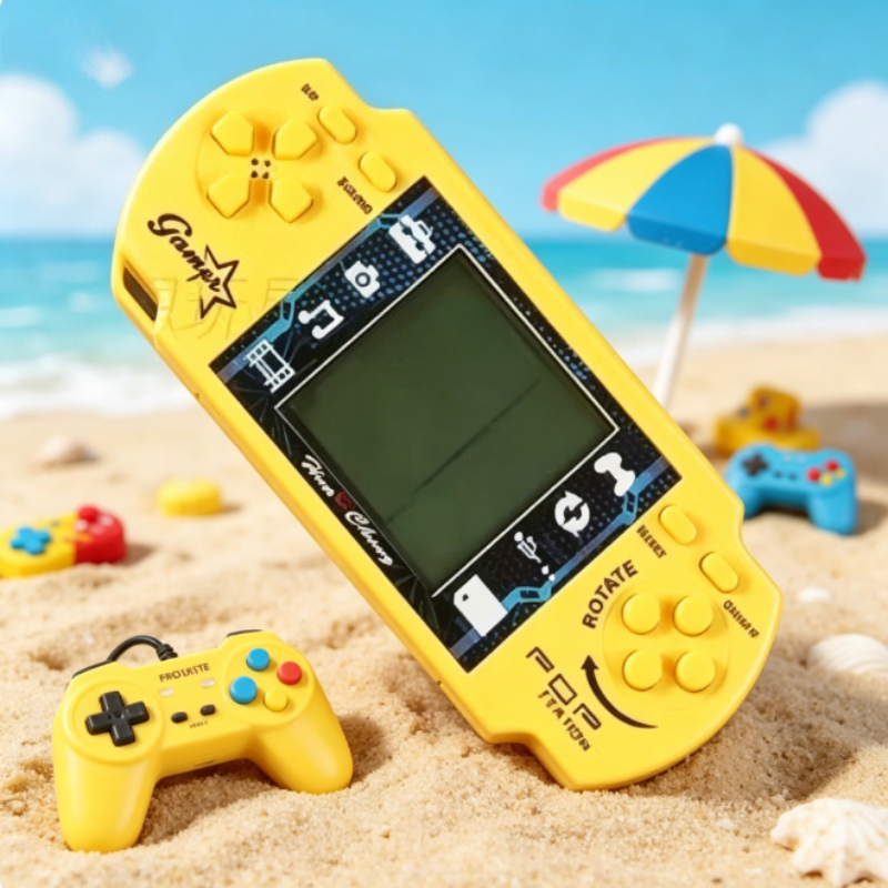 Retro Handheld Block Game Mach - Gaming Console Kids review and price