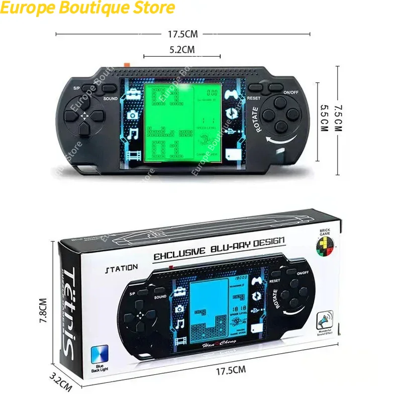Retro Handheld Block Game Mach - Gaming Console Kids review and price