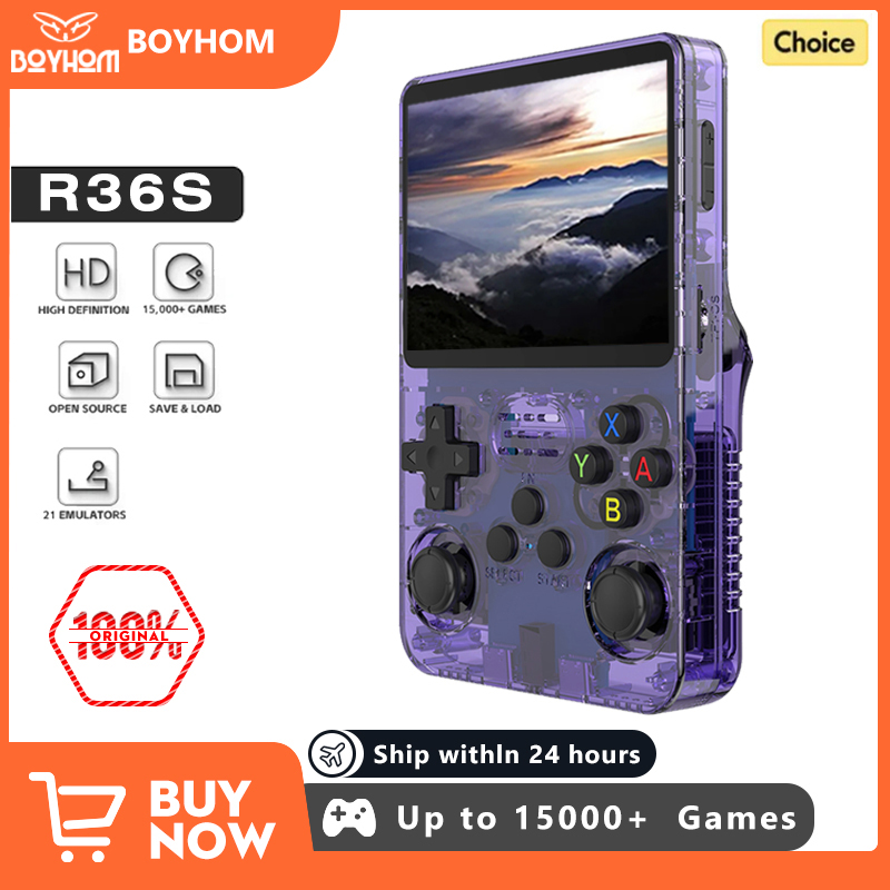 NEW Green R36S Retro Handheld  - Gaming Console Kids review and price