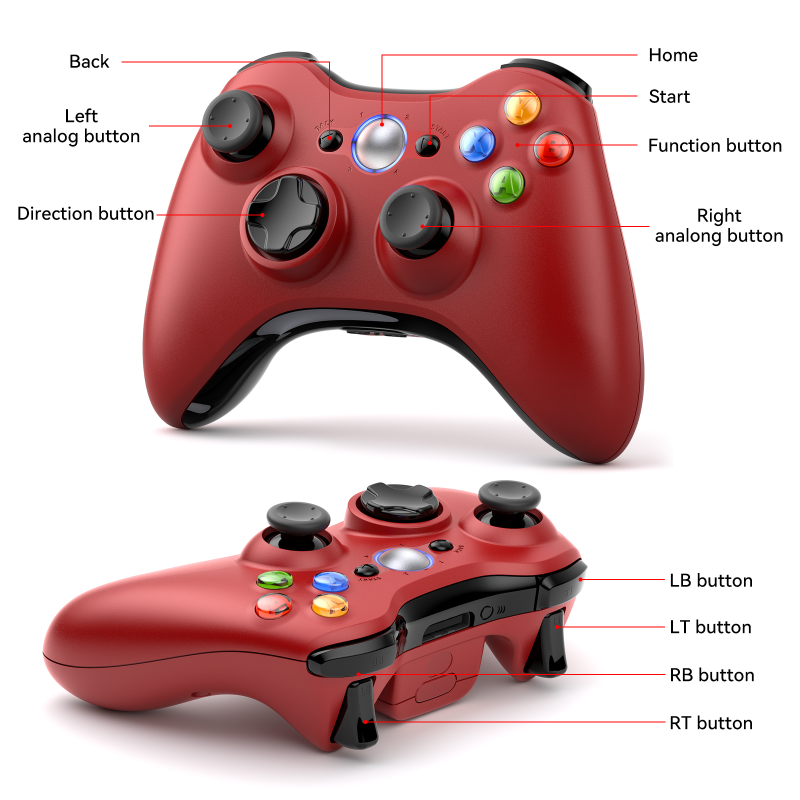For Xbox 360 Gamepad Wireless  - Gaming Console Xbox 360 review and price
