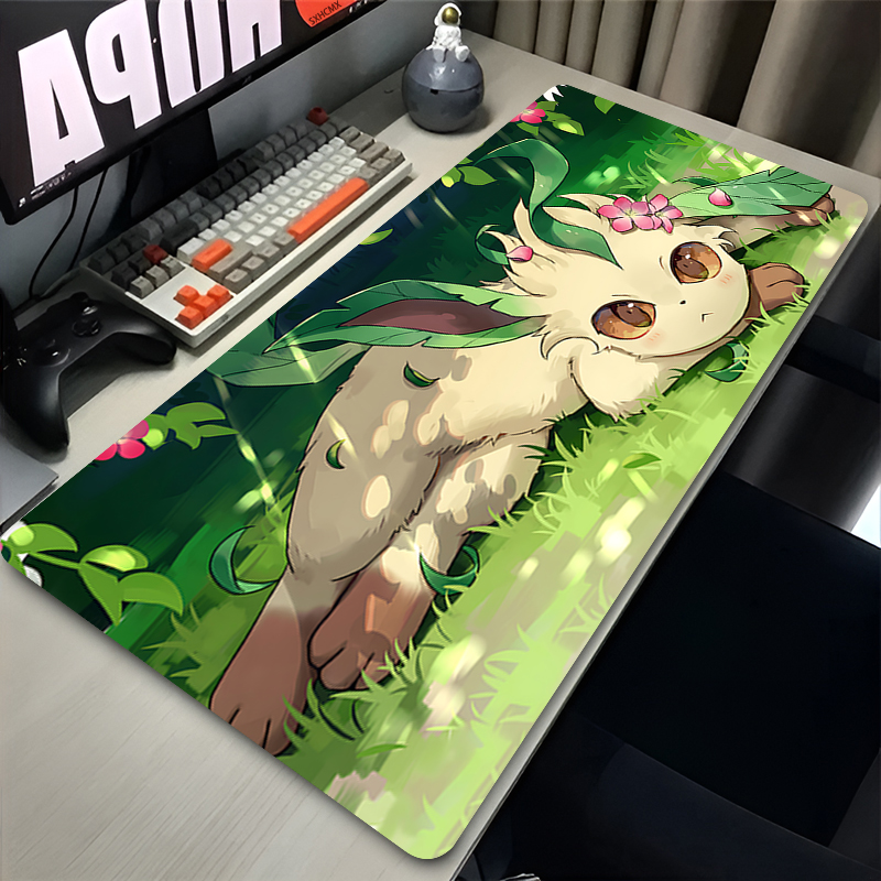 Mouse Pad Gamer P-pokemon Leaf - Gaming Console Cabinet review and price