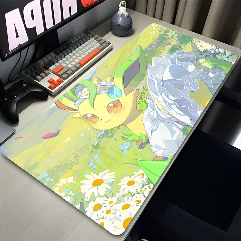 Mouse Pad Gamer P-pokemon Leaf - Gaming Console Cabinet review and price
