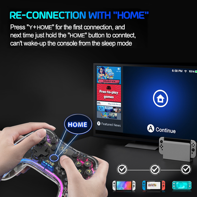 Wireless RGB Colorful console  - Gaming Console Bluetooth review and price