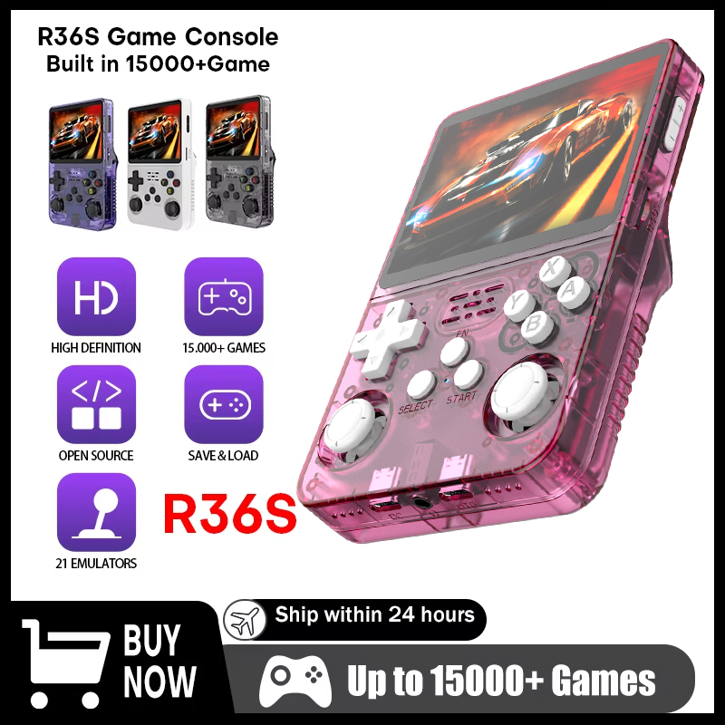 R36S Game Console Handheld Ret - Gaming Console Kids review and price