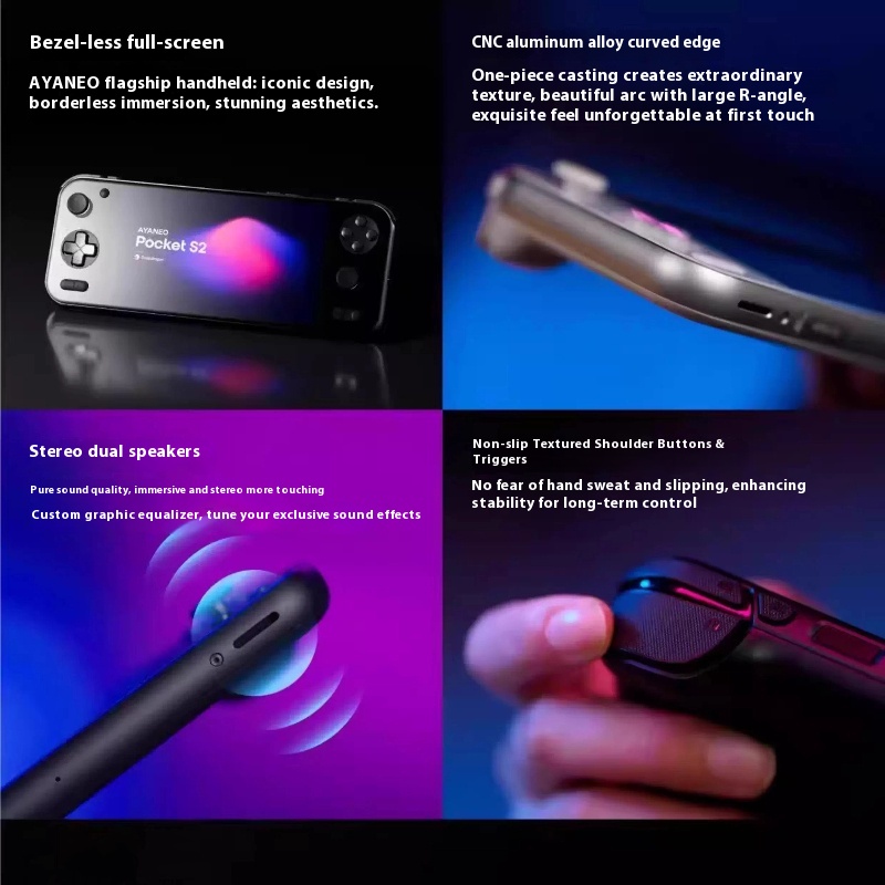 AYANEO Pocket S2 Pro Handheld  - Gaming Console Bluetooth review and price