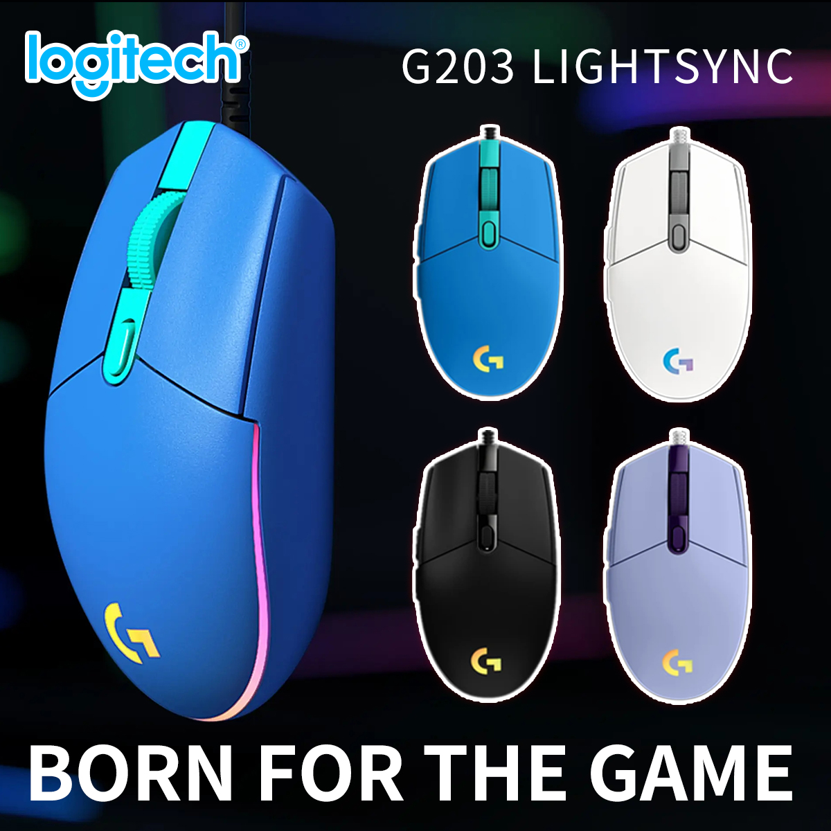 Multi-scenario G203/G102 wired - Gaming Console Logitech review and price